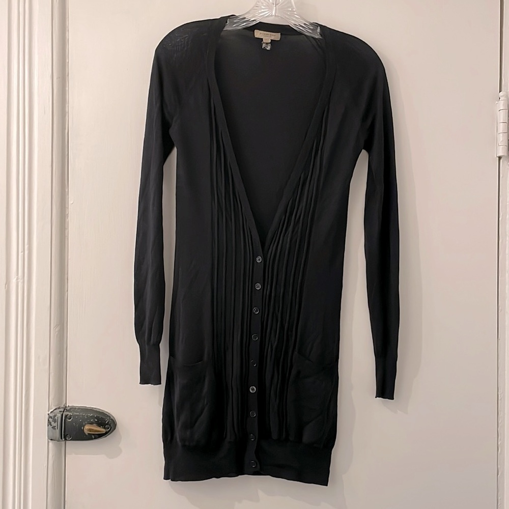 Burberry London Long Sweater, Black XS